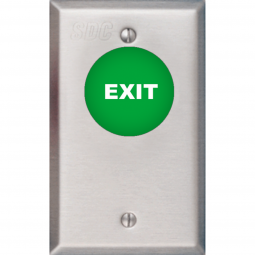 SDC 430 Series Single Gang Mushroom Exit Button
